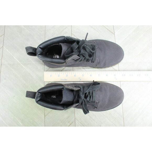 Dr. Martens Women’s Black Canvas Padded Collar Ankle Boots Size 6 EU 37 - Picture 6 of 9
